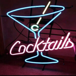 COCKTAIL GLASS NEON